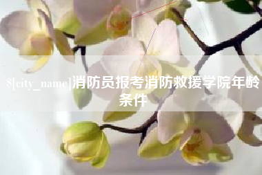香河消防员报考消防救援学院年龄条件
