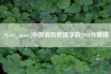 香河中国消防救援学院2018分数线