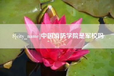 香河中国消防学院是军校吗