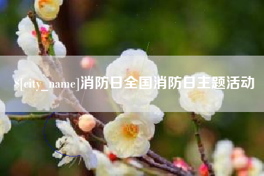 香河消防日全国消防日主题活动