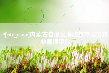 香河内蒙古自治区消防技术服务执业管理平台