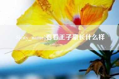 香河看看王子豪长什么样