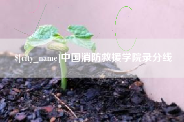 香河中国消防救援学院录分线