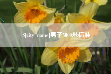 香河男子5000米标准