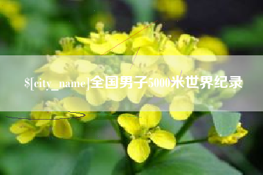 香河全国男子5000米世界纪录