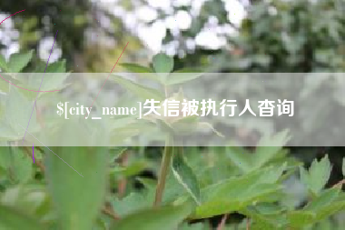 香河失信被执行人杳询