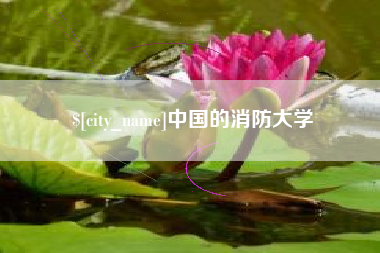 香河中国的消防大学