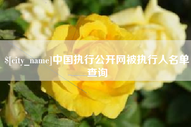 香河中国执行公开网被执行人名单查询
