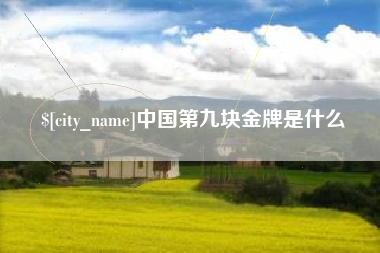 香河中国第九块金牌是什么