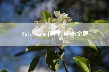 香河男子5000米金牌