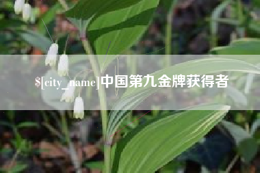 香河中国第九金牌获得者