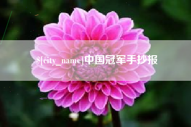 香河中国冠军手抄报