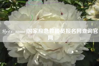 香河国家应急救援员报名网查询官网