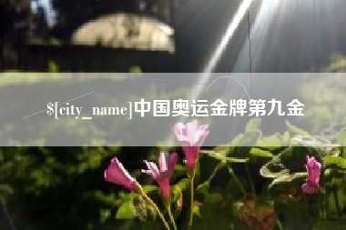 香河中国奥运金牌第九金