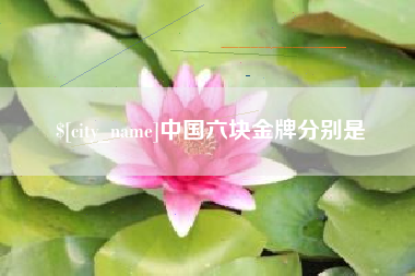 香河中国六块金牌分别是