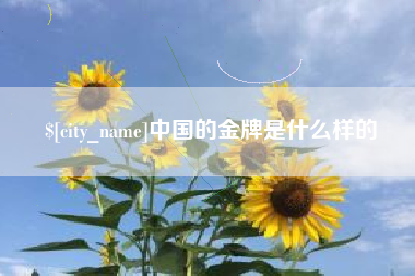 香河中国的金牌是什么样的