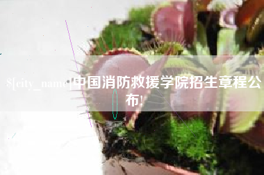 香河中国消防救援学院招生章程公布!