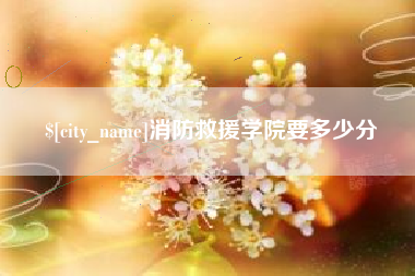 香河消防救援学院要多少分